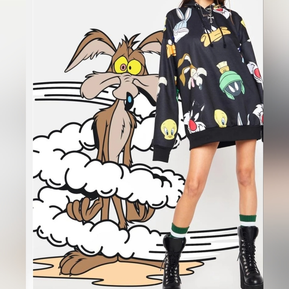 Dolls Kill X Looney Tunes Pullover Hoodie